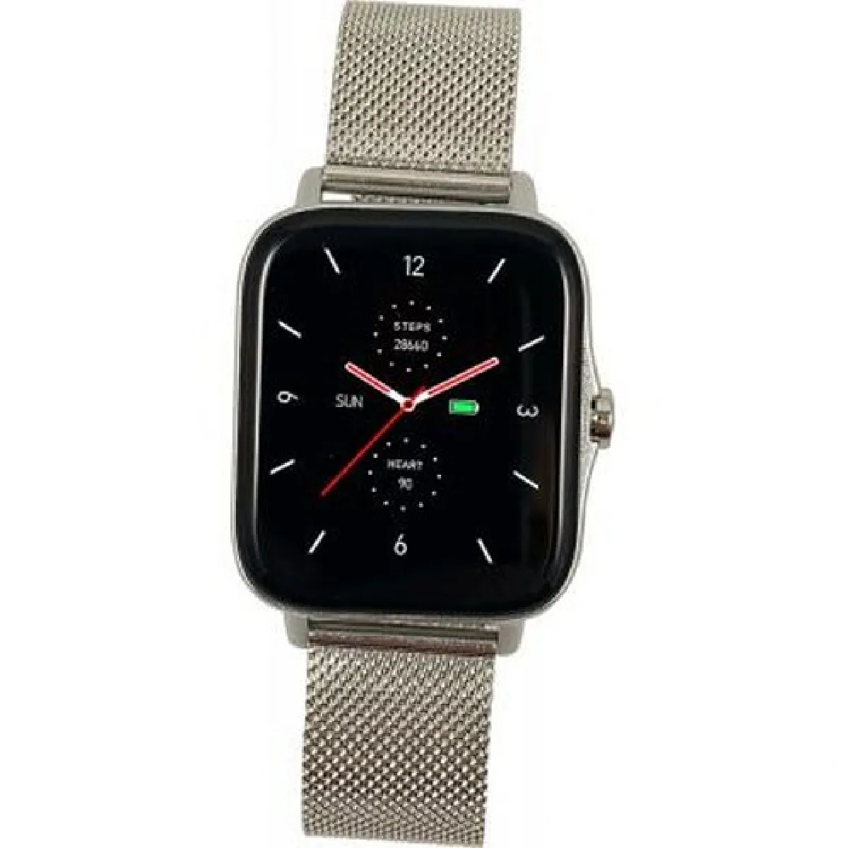 Maxcom Argent Montre Connectée Fw55 Ip67 Aurum Pro Avec Moniteur De Fréquence Cardiaque