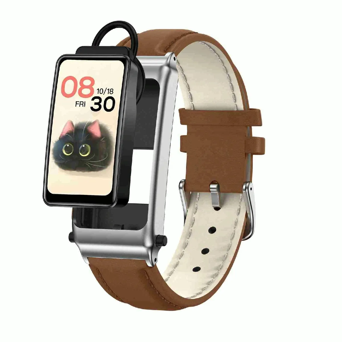 Yonis Argent Montre Connectée Bluetooth Appels & Santé Ip67