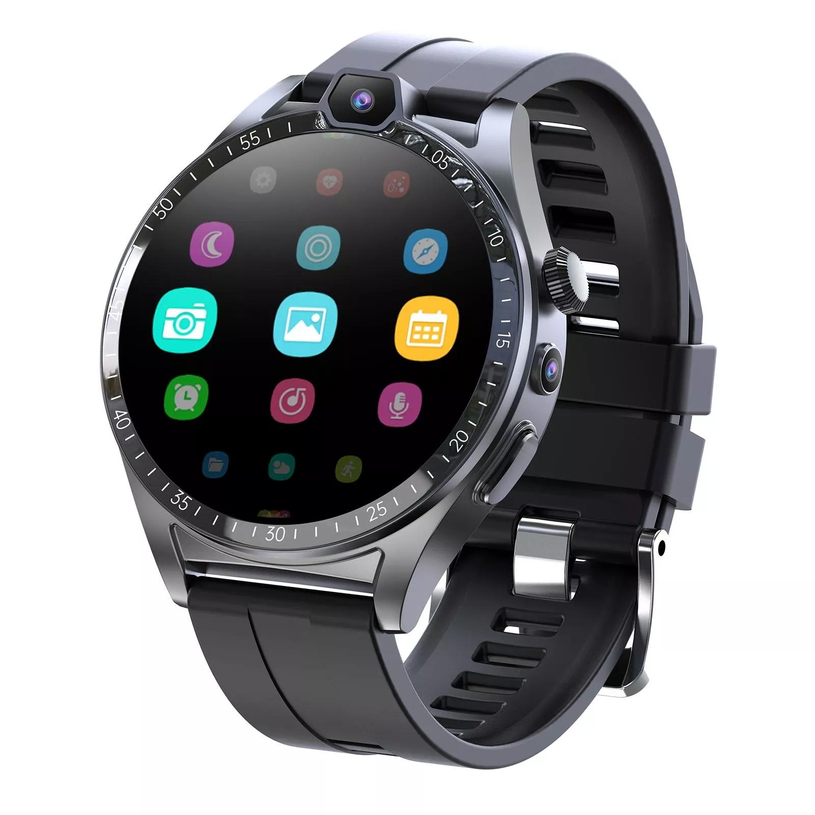YONIS Montre 4G Android &Eacute;tanche GPS Reconnaissance Faciale