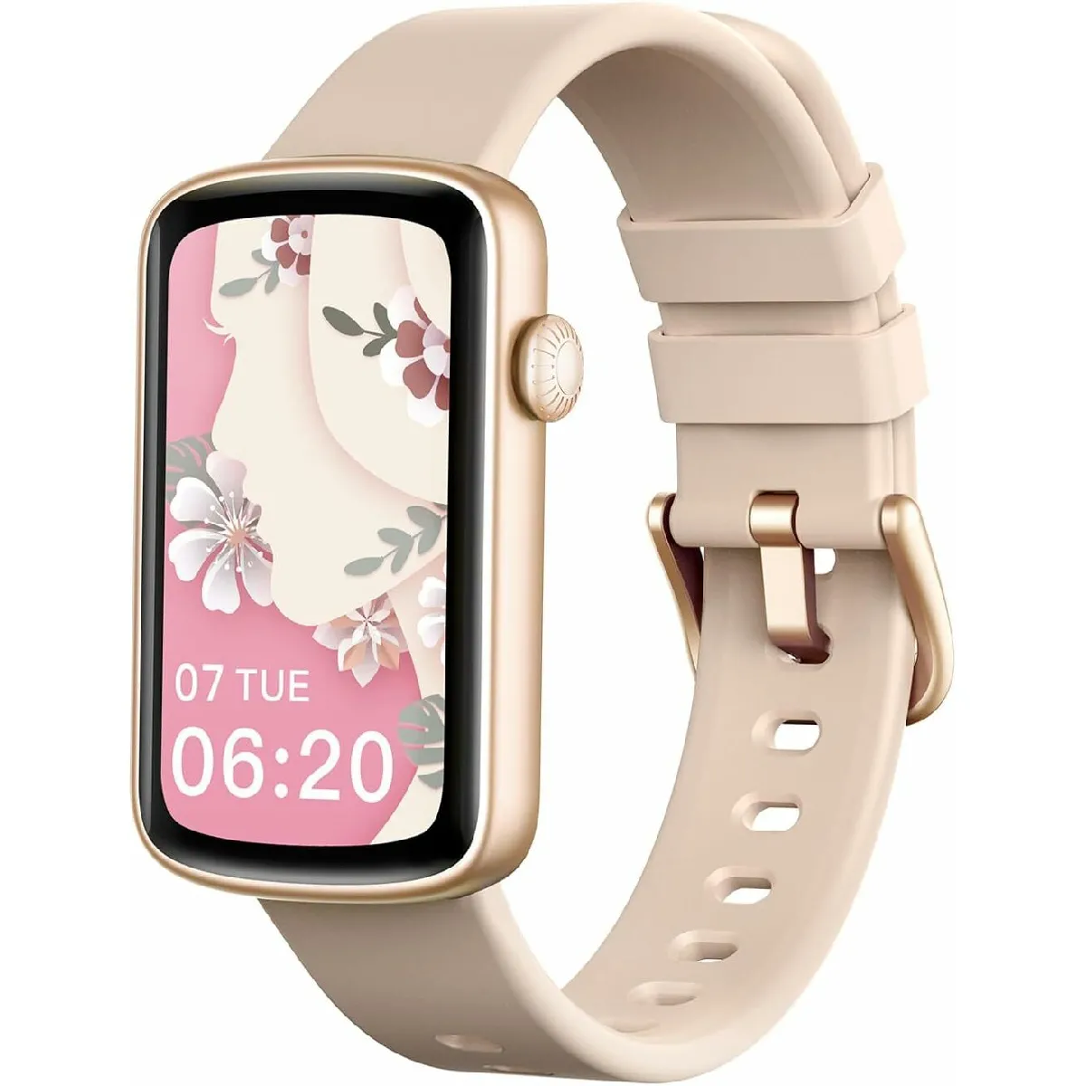 Montre Femme Connectée - Rose Montre Femme Connectée - Rose