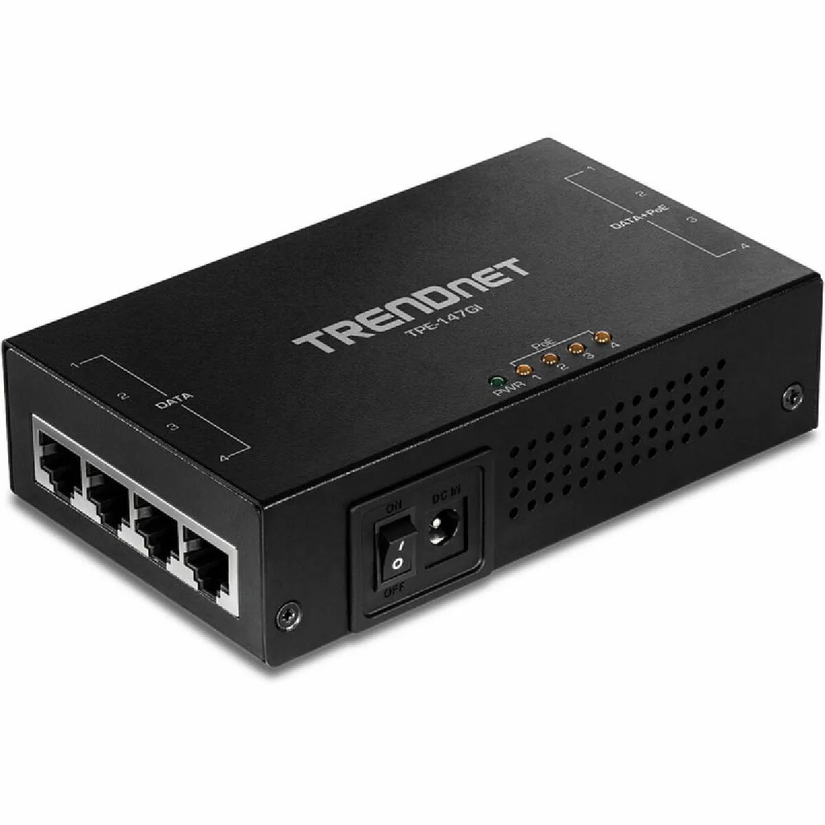 Trendnet Injecteur Poe Tpe-147Gi - 4 Ports