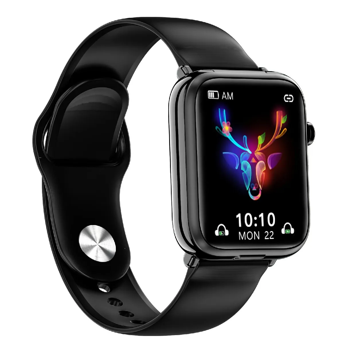 Yonis Montre Connectée Ips 1.69' Avec Ecouteurs Tws Appels Bluetooth Et Etanche Ip67 - Image 2