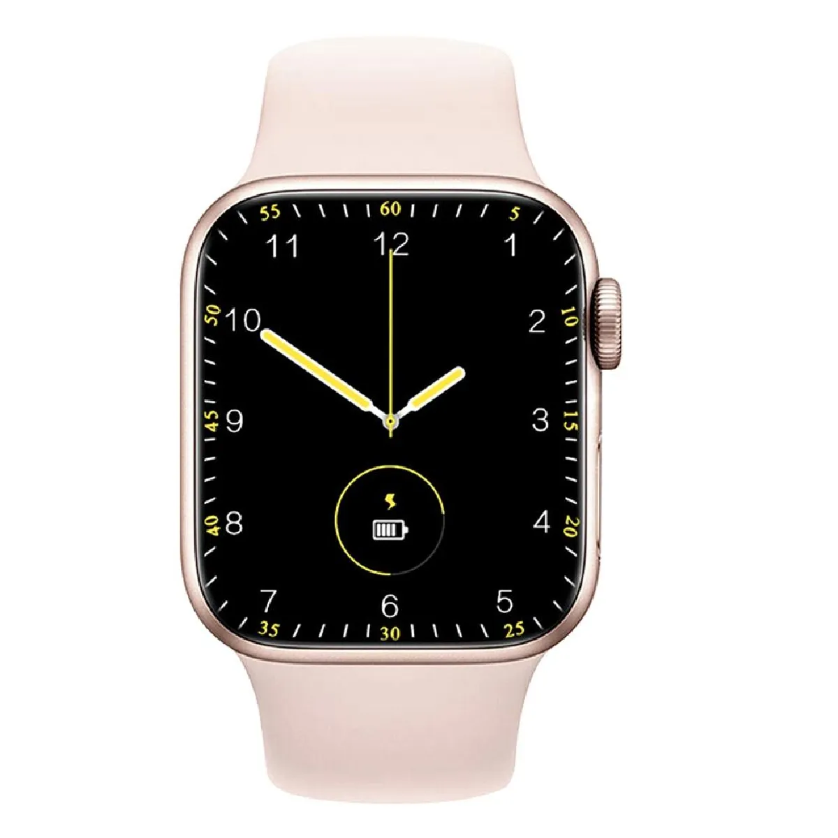 YONIS - Montre Connectée - Écran 1.9 Pouces HD - Bluetooth - Rose - Image 2