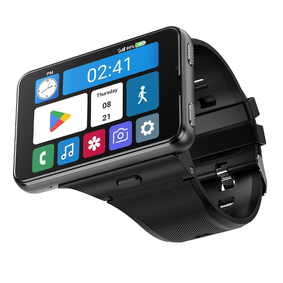 Yonis Montre Connectée Android 9 - 2,88 Pouces - Graphite