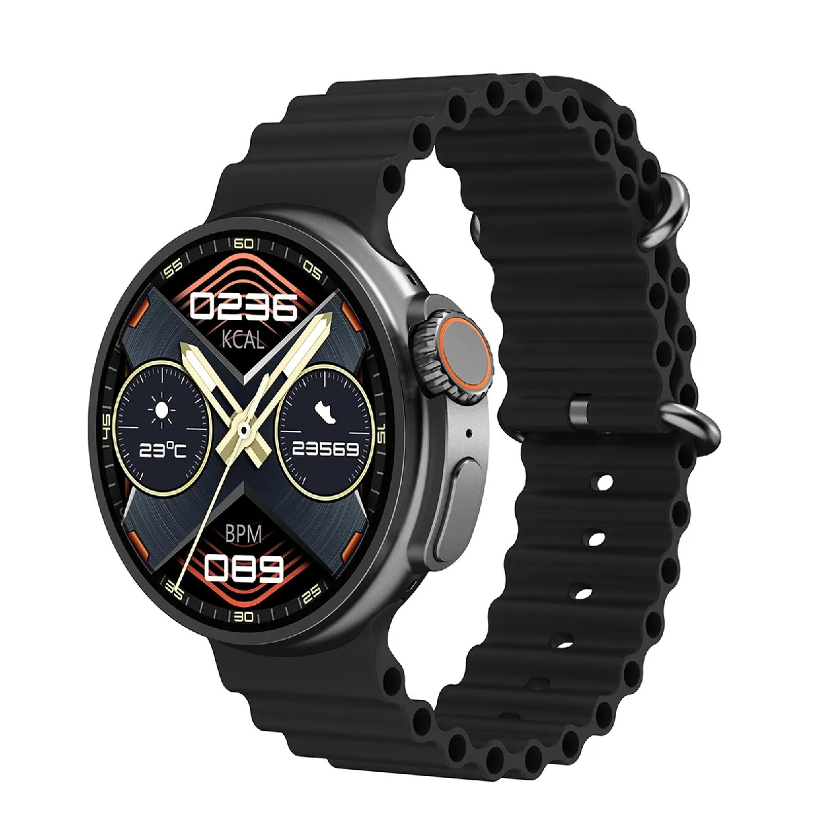 Montre Connectée Or 1.39' TFT Bluetooth Santé Sport