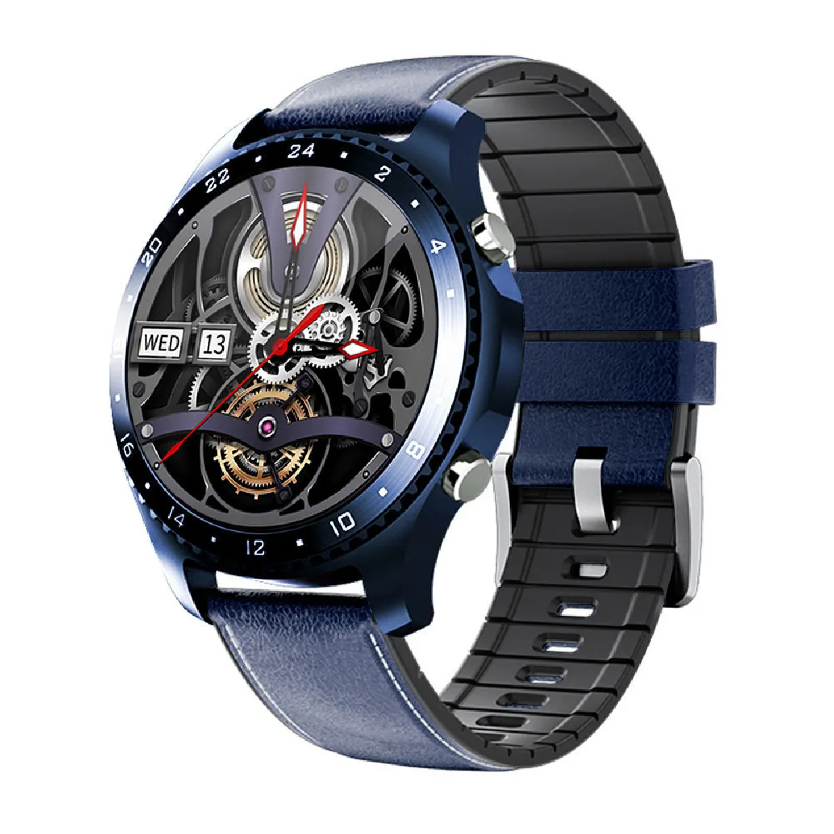 CHRONO  Smartwatch 1.28"" - Bleu