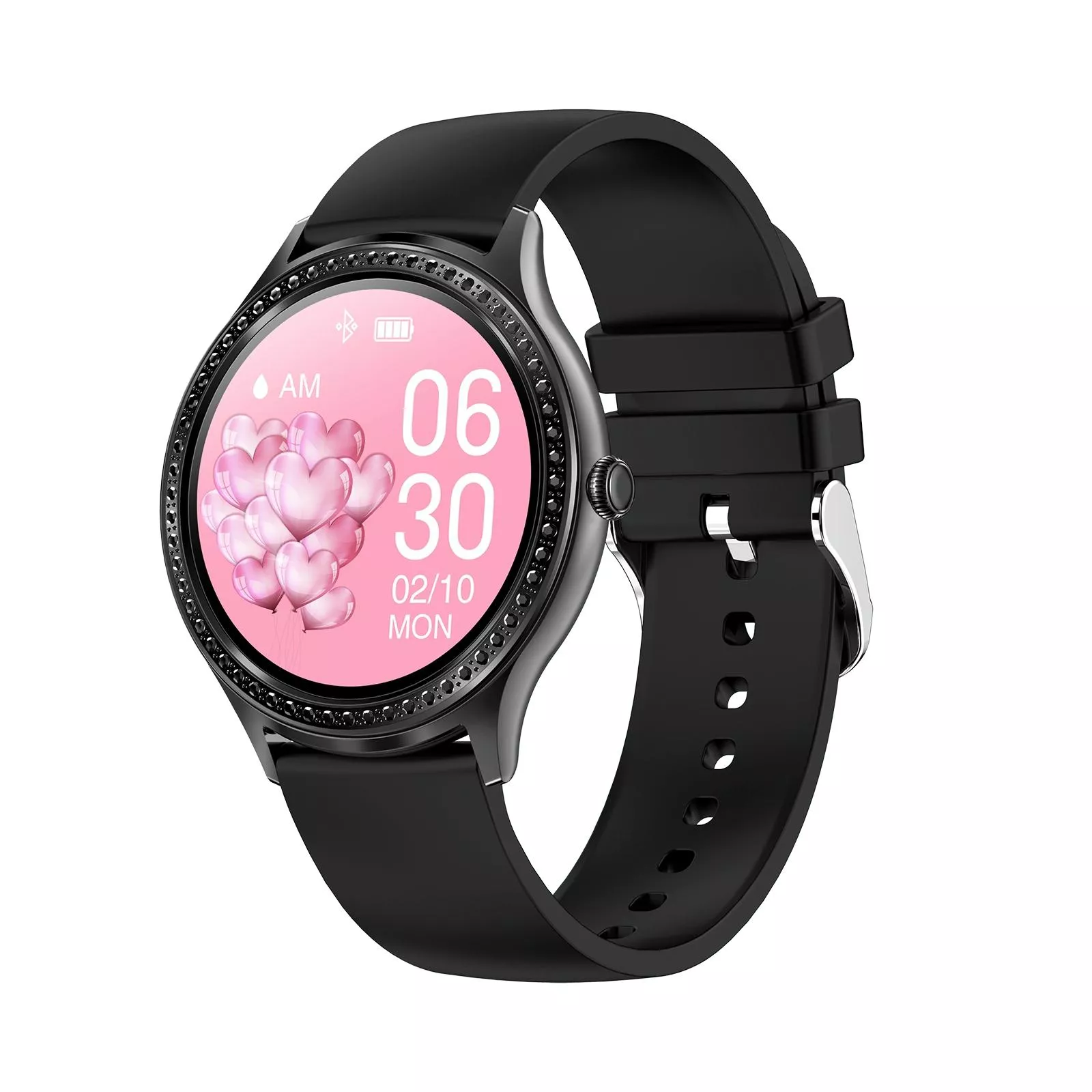 YONIS Montre Connect&eacute;e IP68 &Eacute;cran IPS 1.32' Sant&eacute; Sommeil Oxygenation