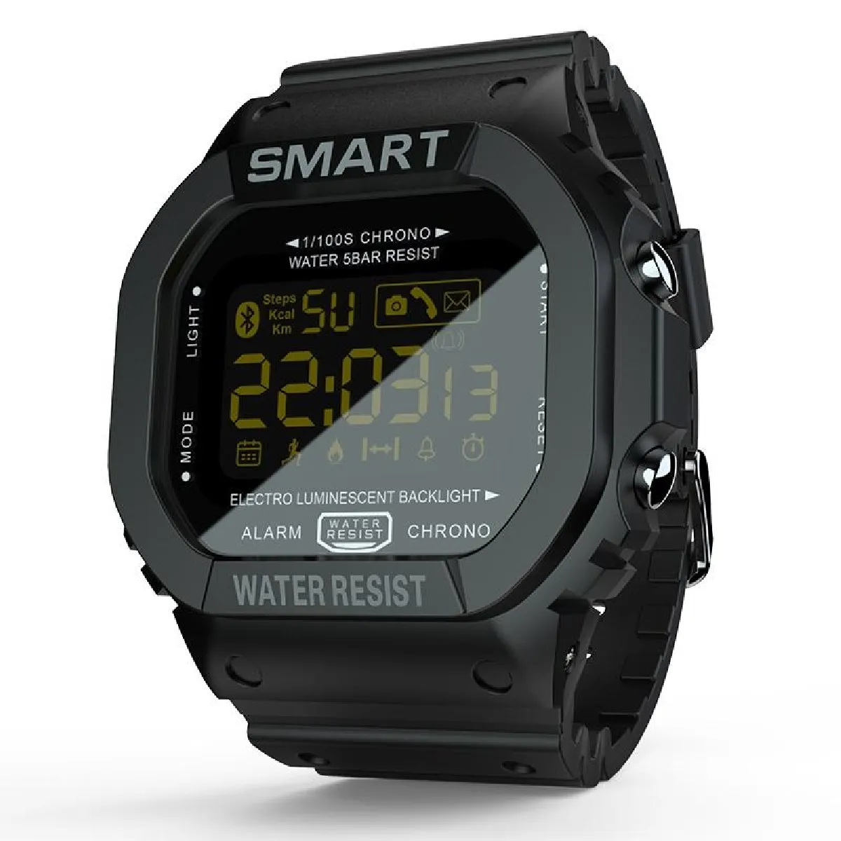 Yonis Montre Connectée Si-Bw03 - Graphite