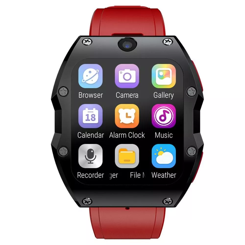 YONIS Montre 4G &Eacute;tanche Sport SOS 2.02