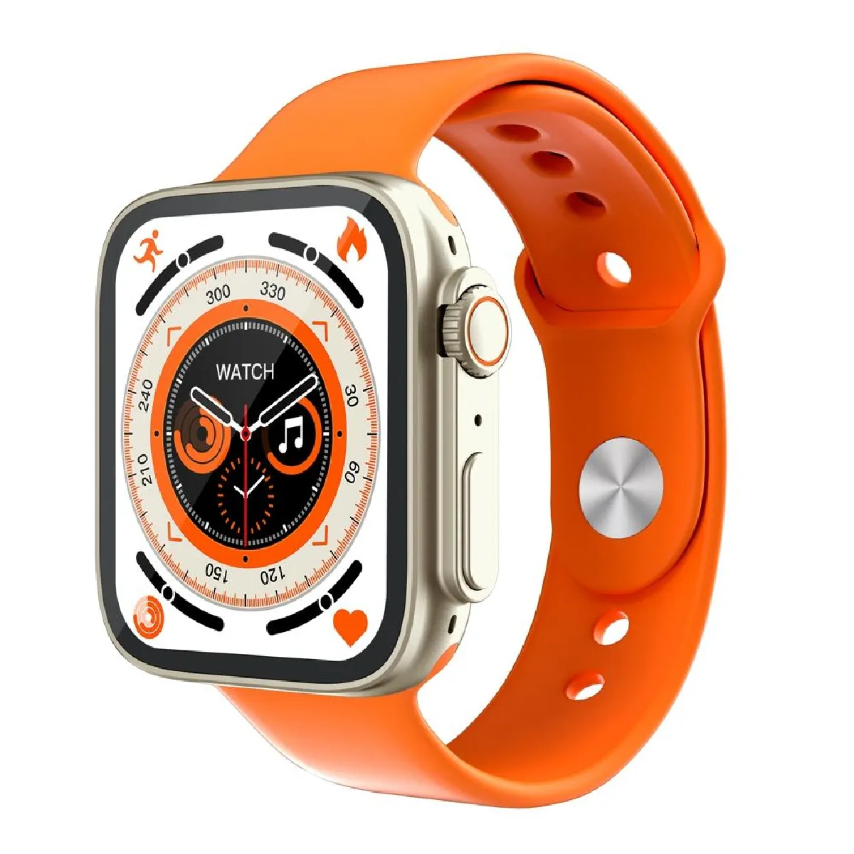 Yonis Montre Connectée Ultra Smart - Crème