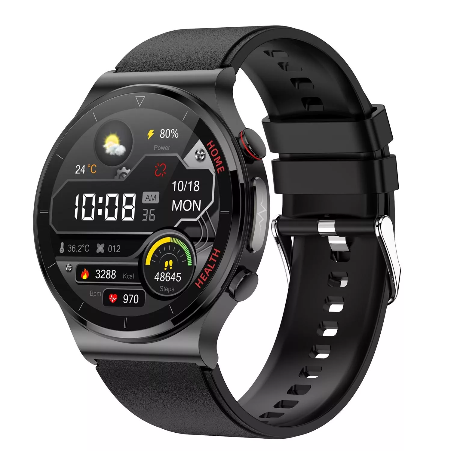 YONIS Montre Connect&eacute;e Sant&eacute; ECG Temp&eacute;rature IP68