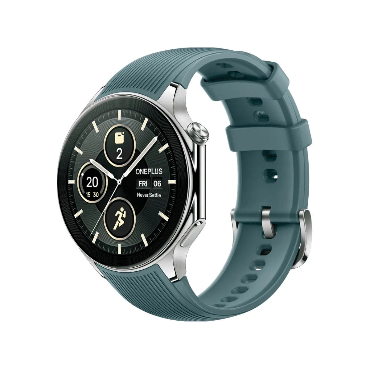 Oneplus - Watch 2 - Montre Connectée - Acier - 47 mm - Gris - Image 3