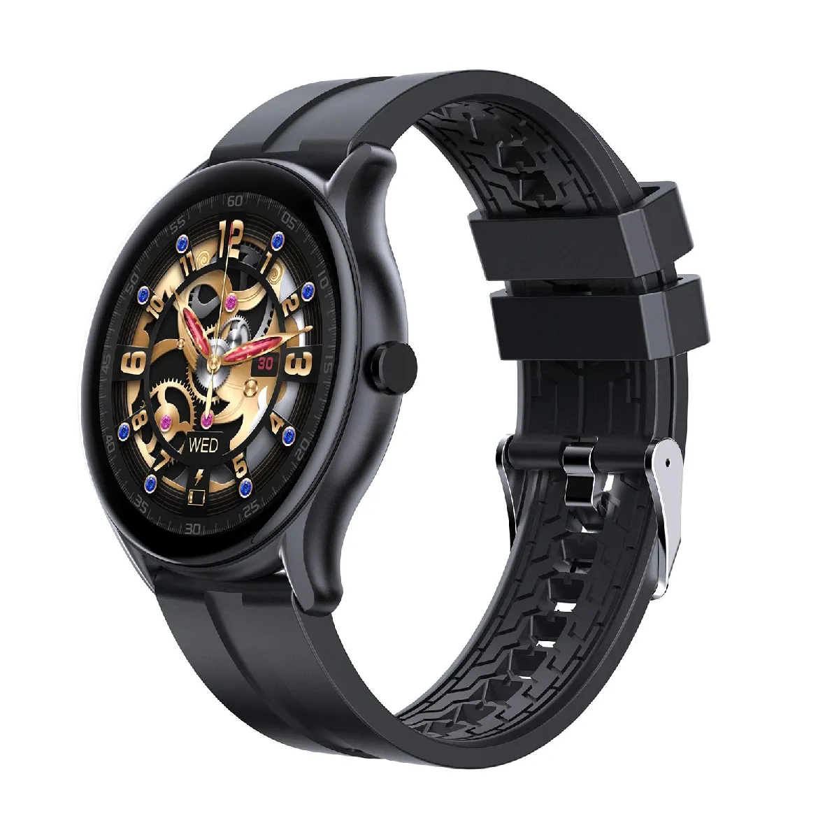 Yonis Noir Montre Connectée Avec Suivi Cardiaque - 1,32?