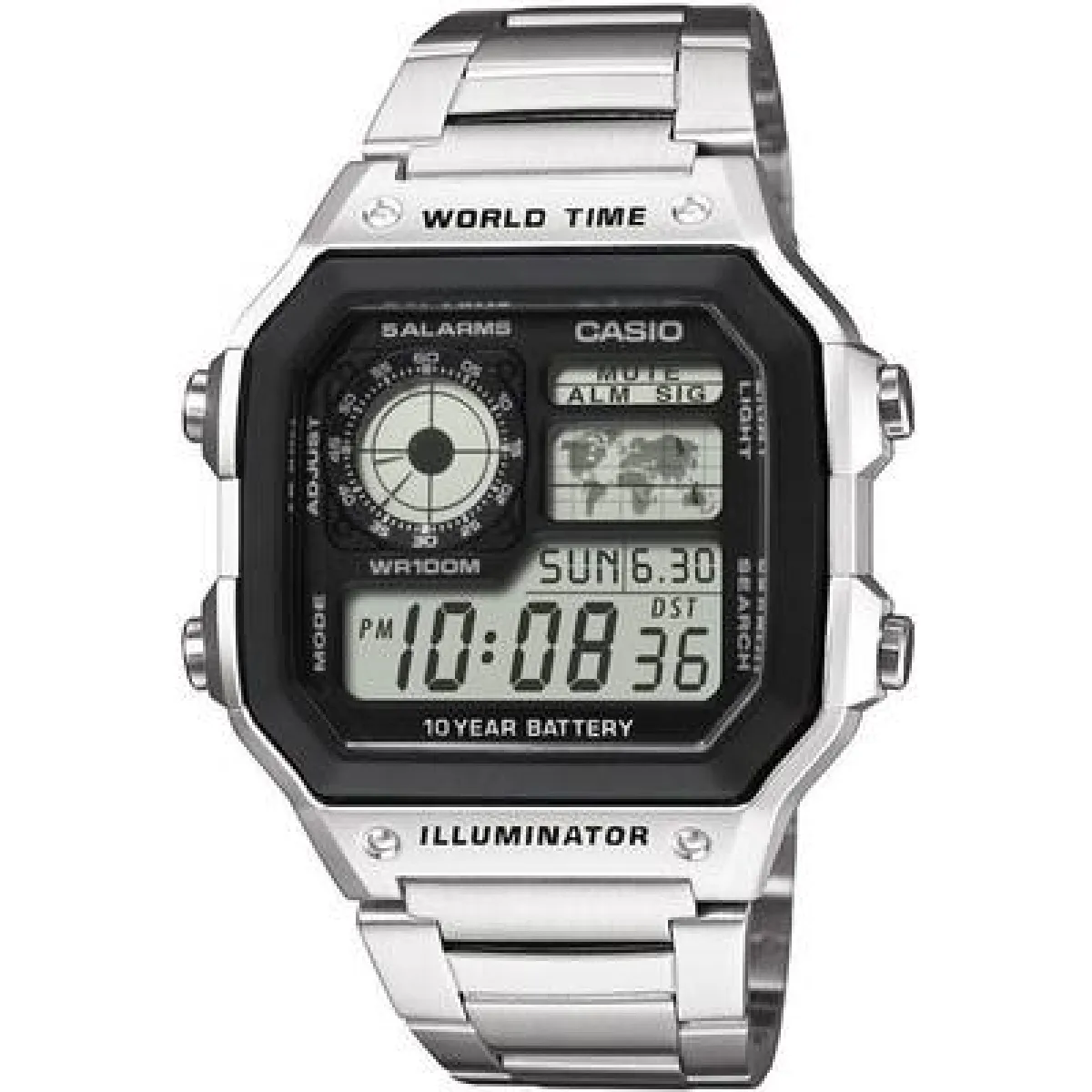 Casio Montre Digital Hommes Casio Collection Ae 1200whd 1avef - vue 2