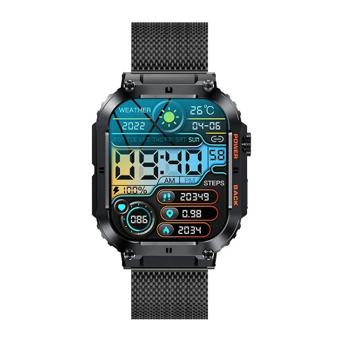 Yonis Montre Connectée Y-15247-0 - Graphite