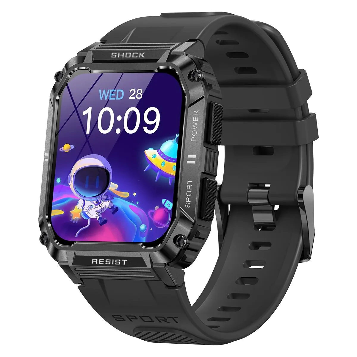 Yonis Montre Connectée Cardiofréquencemètre - Graphite
