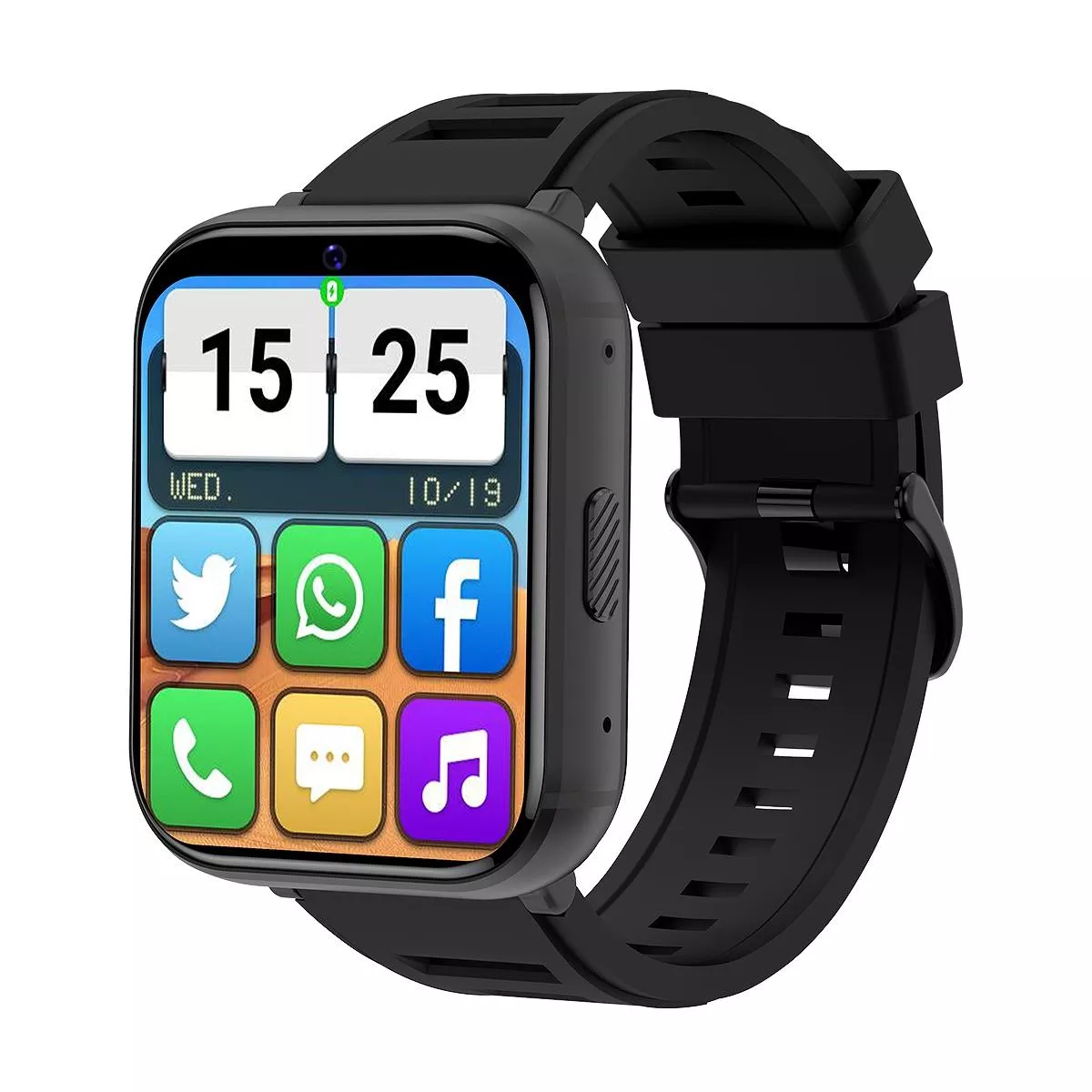 YONIS Montre Connect&eacute;e Android 4G &Eacute;cran 1.99' GPS 4GB+64GB