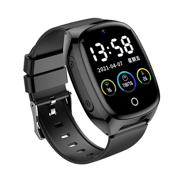 YONIS Montre Connect&eacute;e GPS S&eacute;nior Enfant Avec Temperature Corporelle
