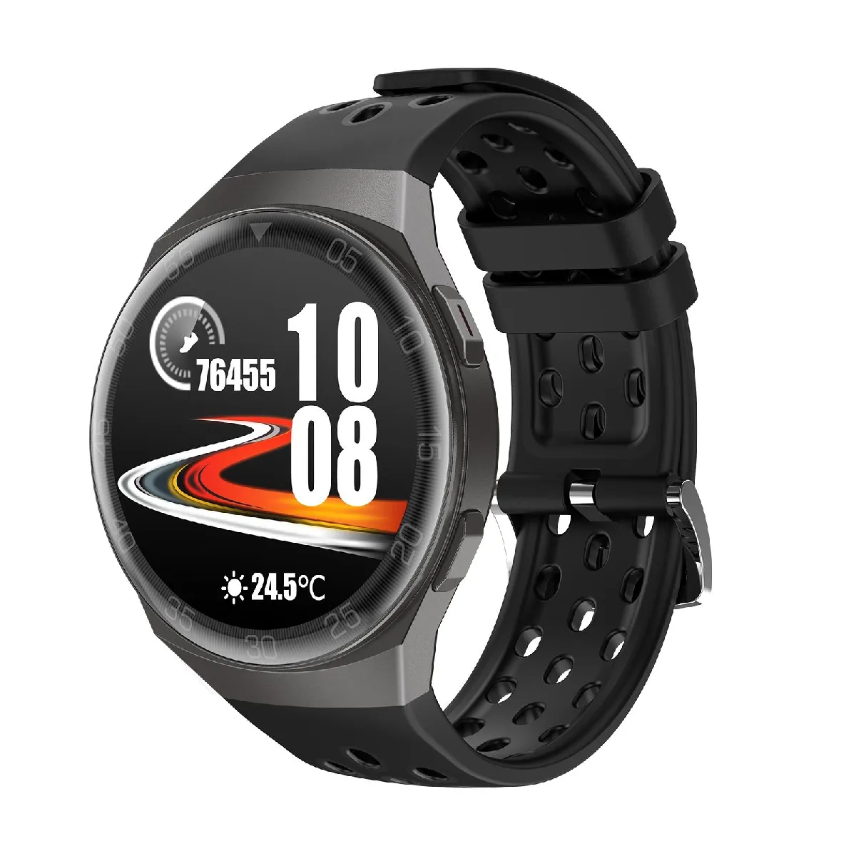 Yonis Noir Montre Connectée Avec Cardiofréquencemètre