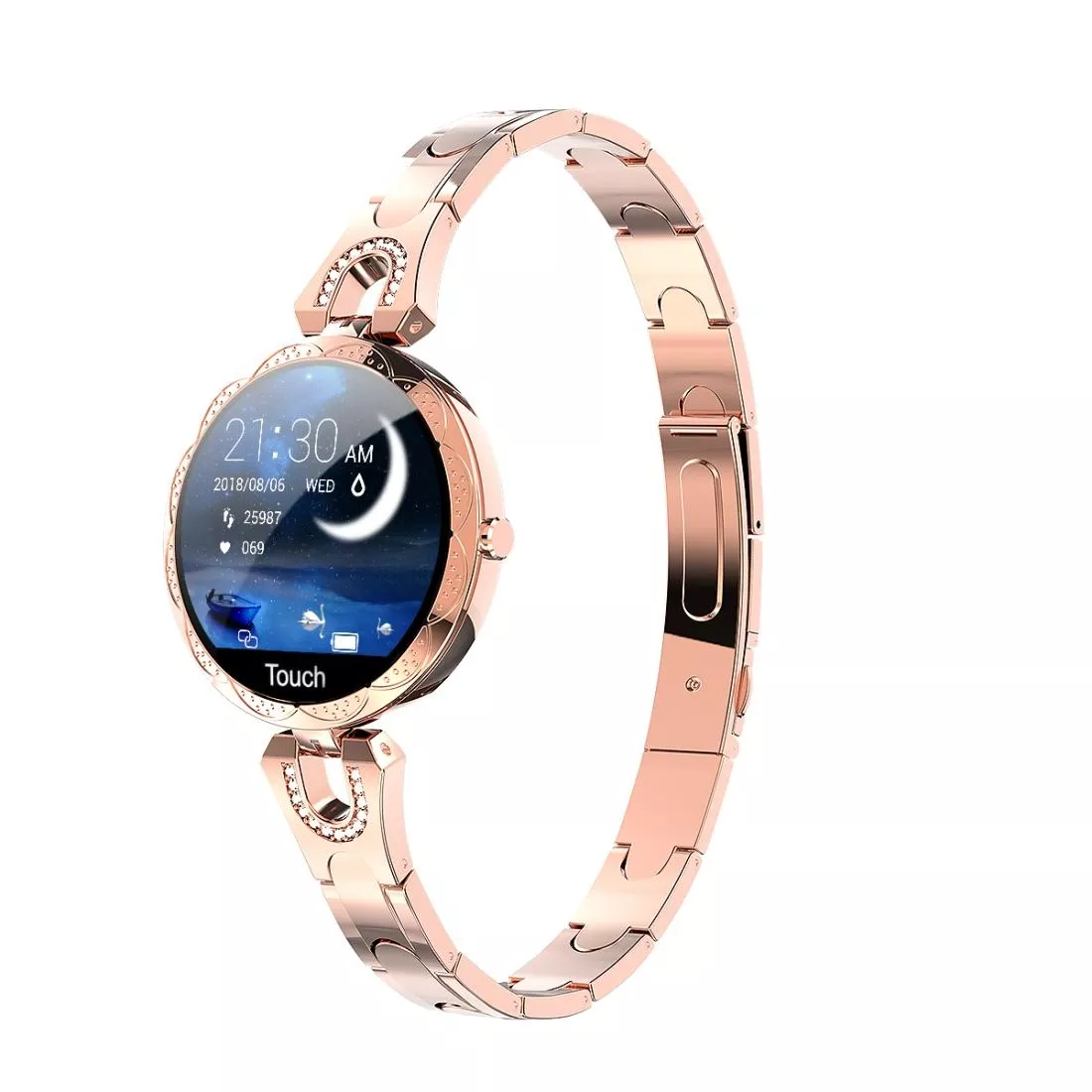 YONIS Montre Connect&eacute;e Femme &Eacute;l&eacute;gante
