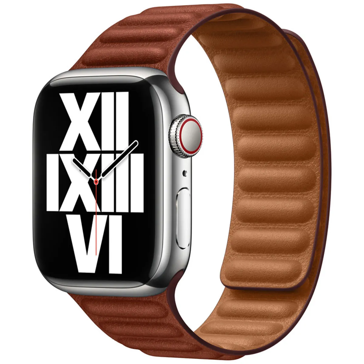 Apple Leather Link Taille / Umber