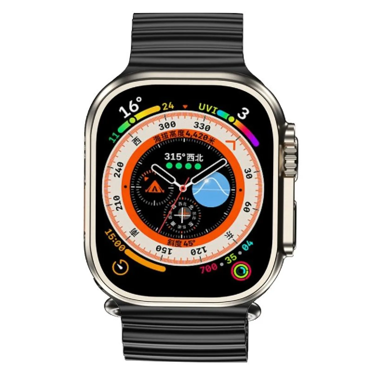 Yonis Montre Connectée 4G - 2,08 Pouces - Crème
