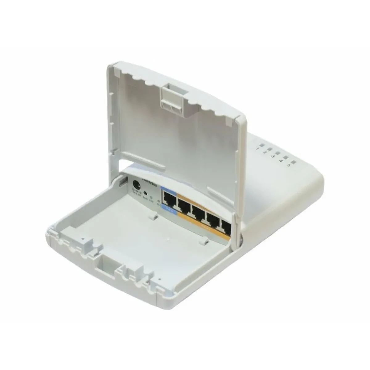 MIKROTIK  PowerBox Routeur connect&eacute; Fast Ethernet Blanc RB750P-PBR2