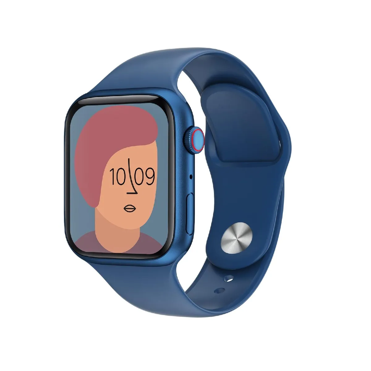 Yonis Bleu Montre Connectée Avec Appels Bluetooth - 1,75?