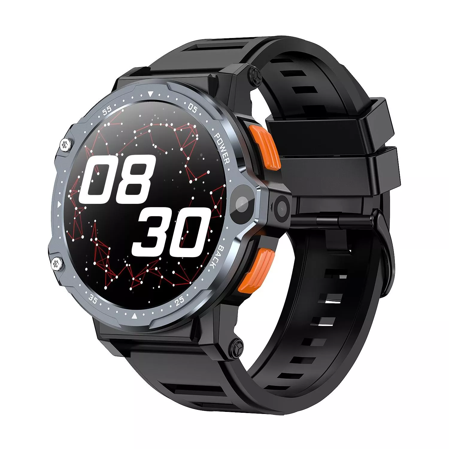 YONIS Montre Connect&eacute;e 4G Android 8.1 HD 1.54