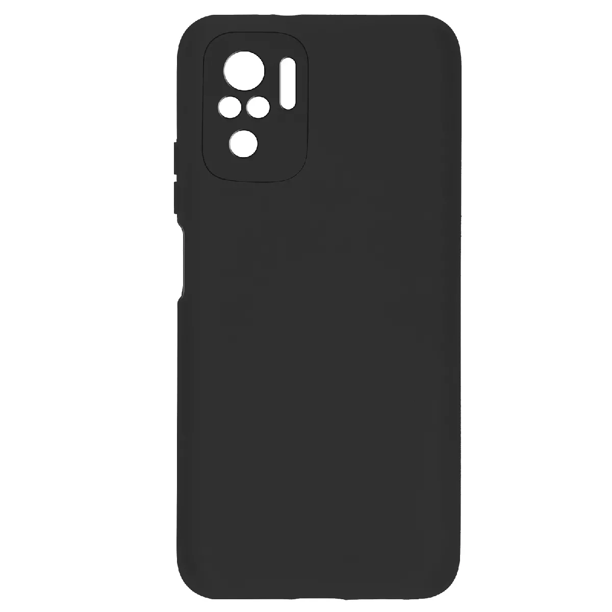 Avizar Noir Coque Pour Xiaomi Redmi Note 10 Et 10S Semi-Rigide Soft Touch Fine