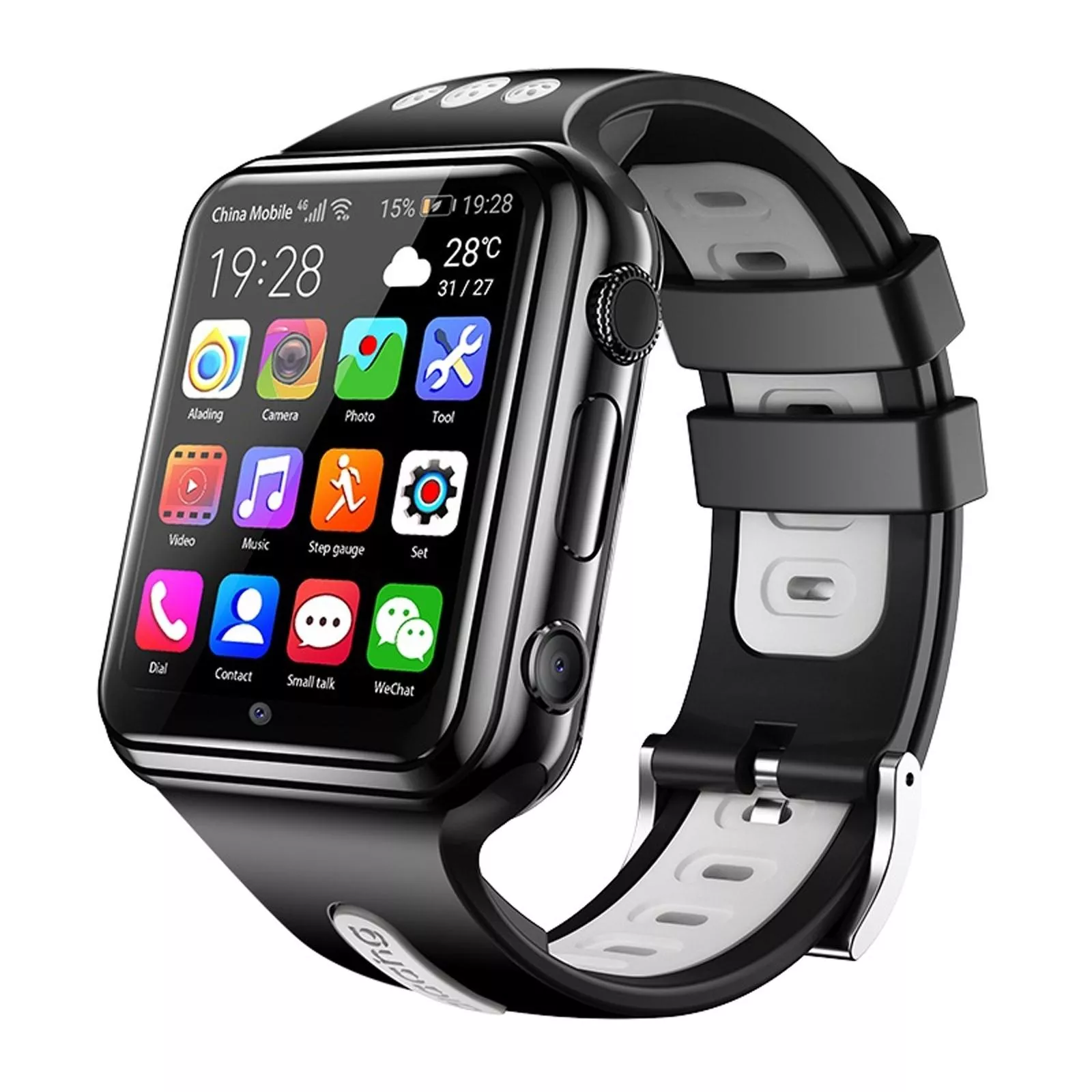 YONIS Montre Connect&eacute;e 1.54"" 4G Android + SD 16Go