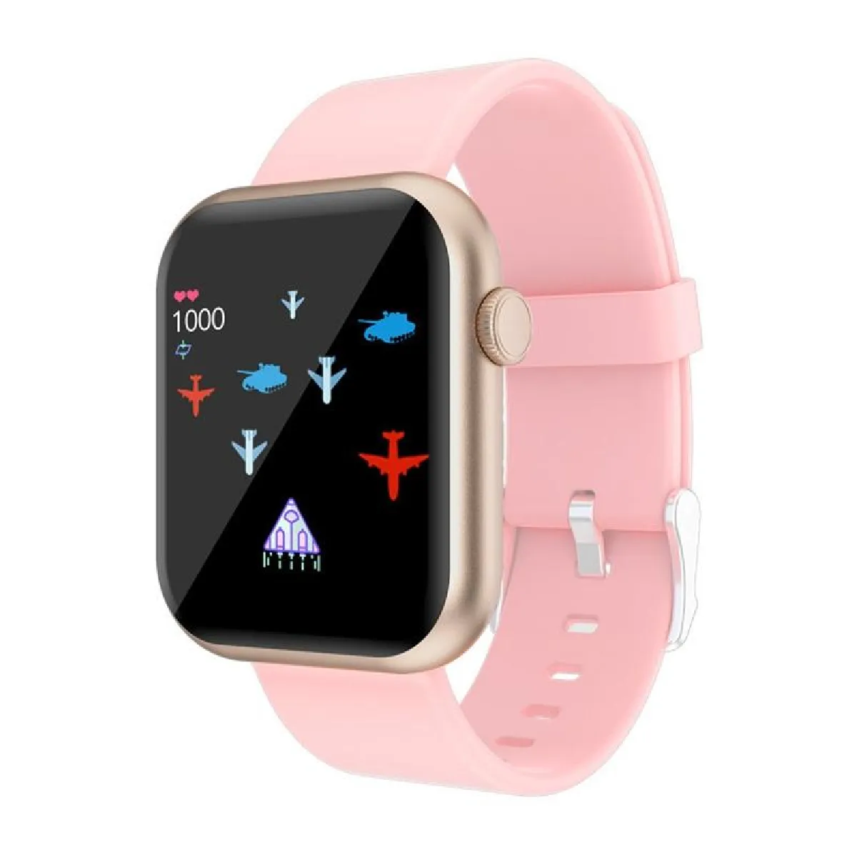 Yonis Rose Montre Connectée Étanche Santé Et Sport