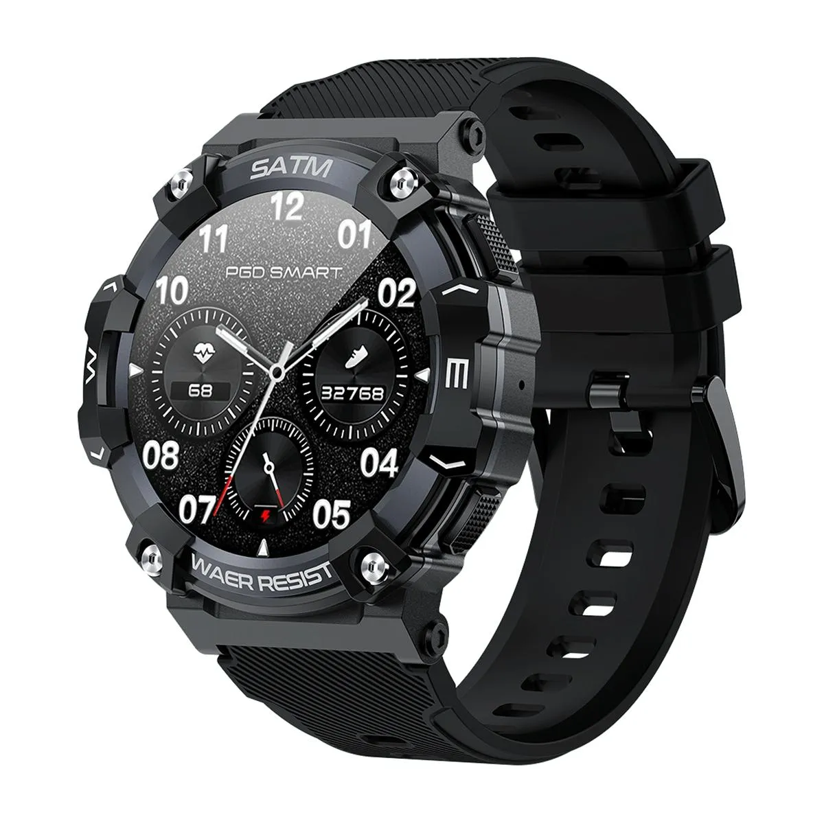 YONIS - Montre Connectée - Écran 1.39" - Bluetooth - Noir - Image 2