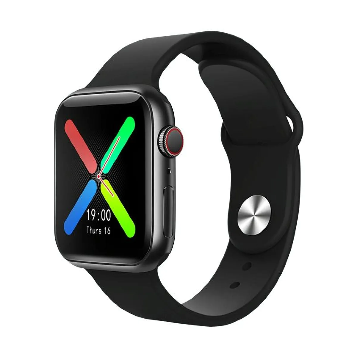 Yonis Noir Montre Connectée Suivi Santé Étanche Bluetooth