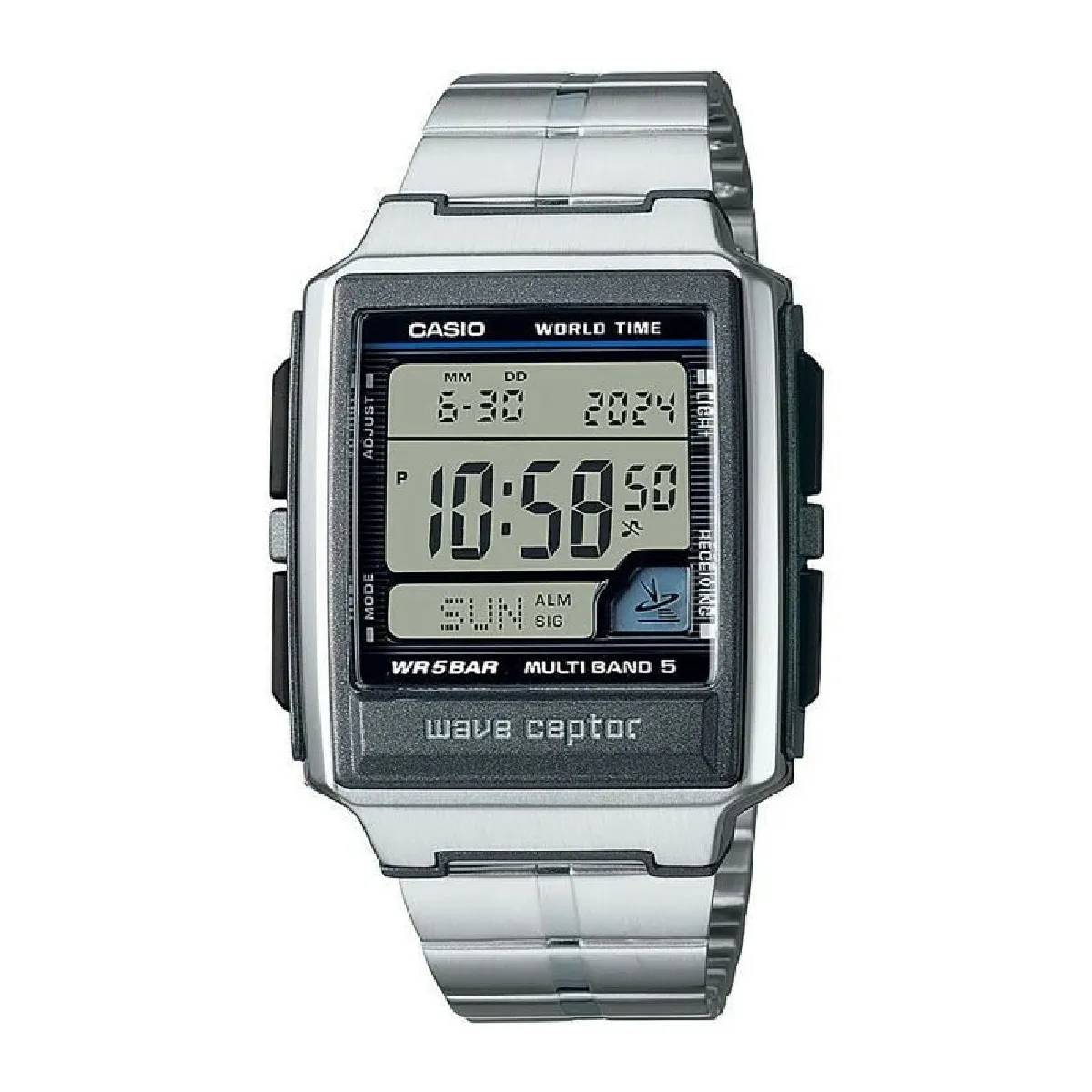 Non Communiqué Casio - Montre Radio - Multifonctions - Acier - Image 2