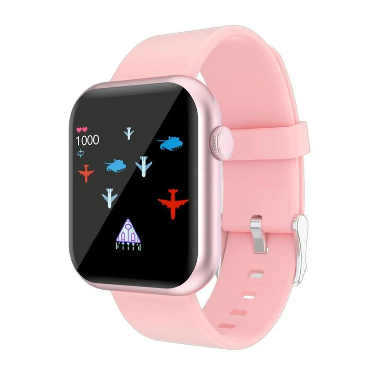 Yonis Rose Montre Connectée Étanche Santé Et Sport