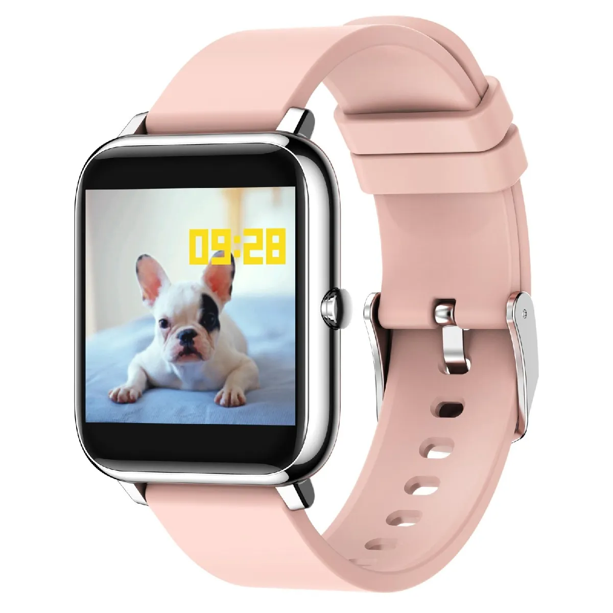 Yonis Rose Montre Connectée Avec Suivi De La Tension - 1,4 Pouces
