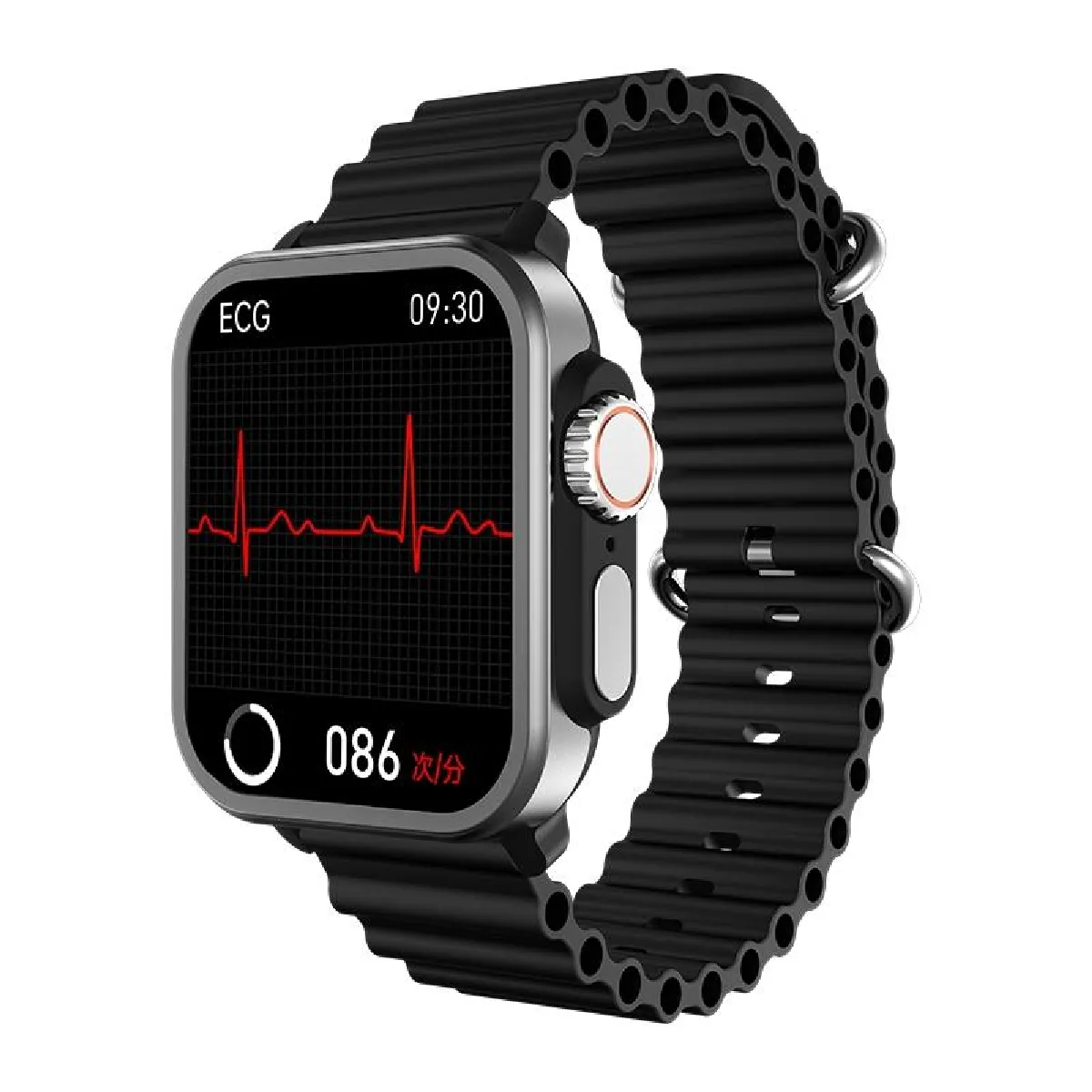 Yonis Noir Montre Connectée Tft - 1,83?
