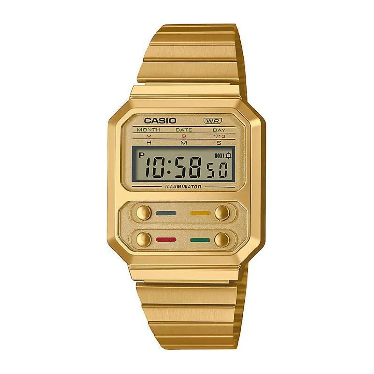 Non Communiqué Montre Vintage - Casio - Multifonctions - Doree - Image 3