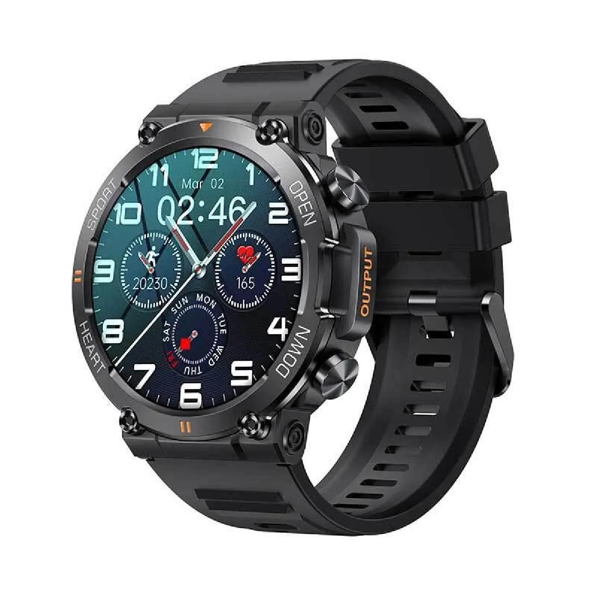 Yonis Montre Connectée Cardiofréquencemètre - 1,39 Pouces