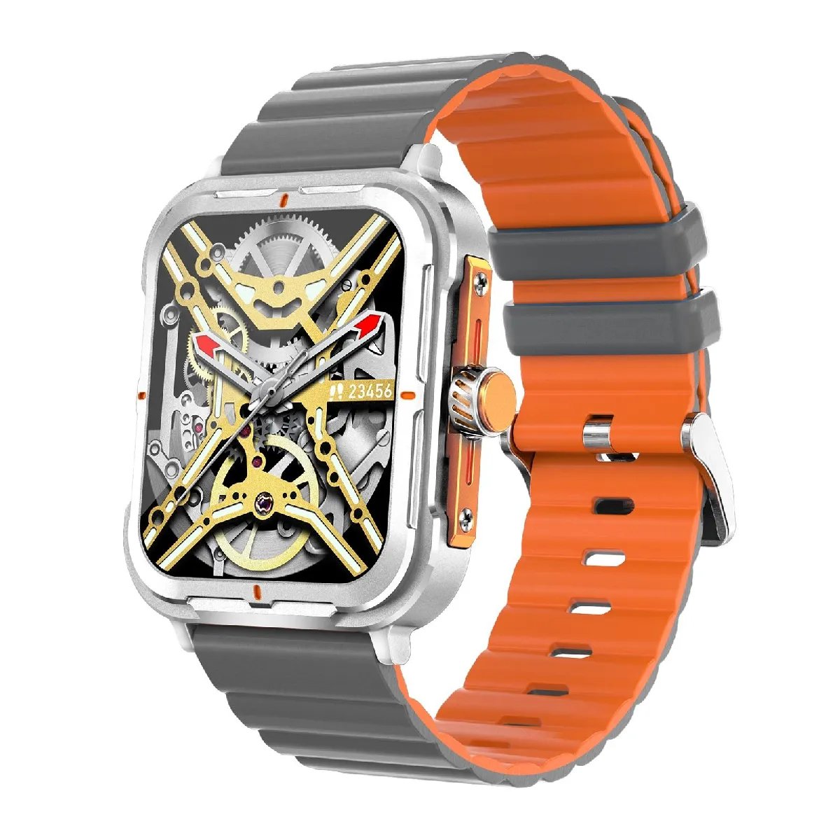 Yonis Argent Montre Connectée Tft - 1,9 Pouces