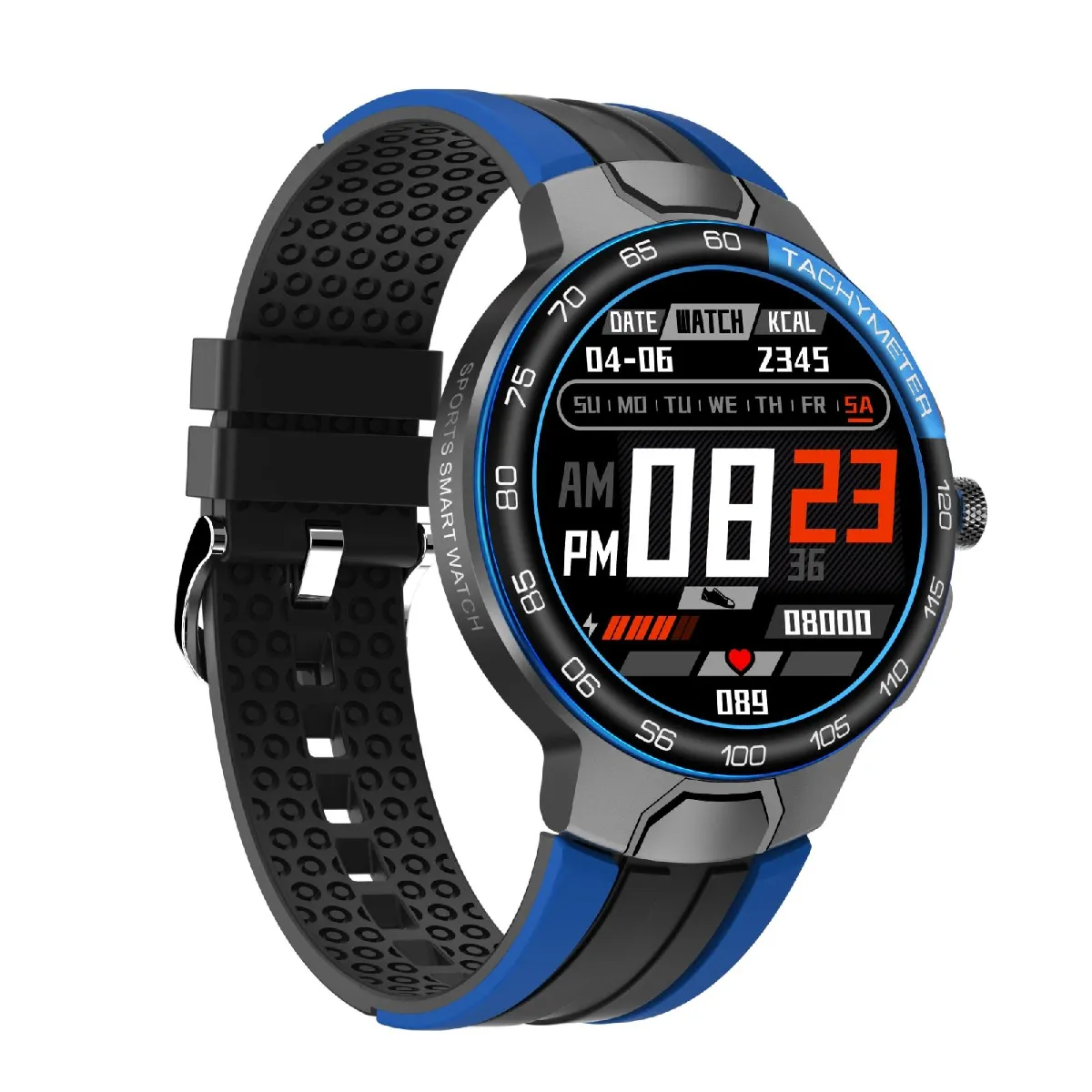 Yonis Bleu Montre Connectée Bluetooth