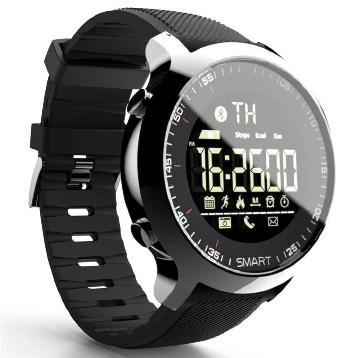 Yonis Noir Montre Connectée Si-Bw03