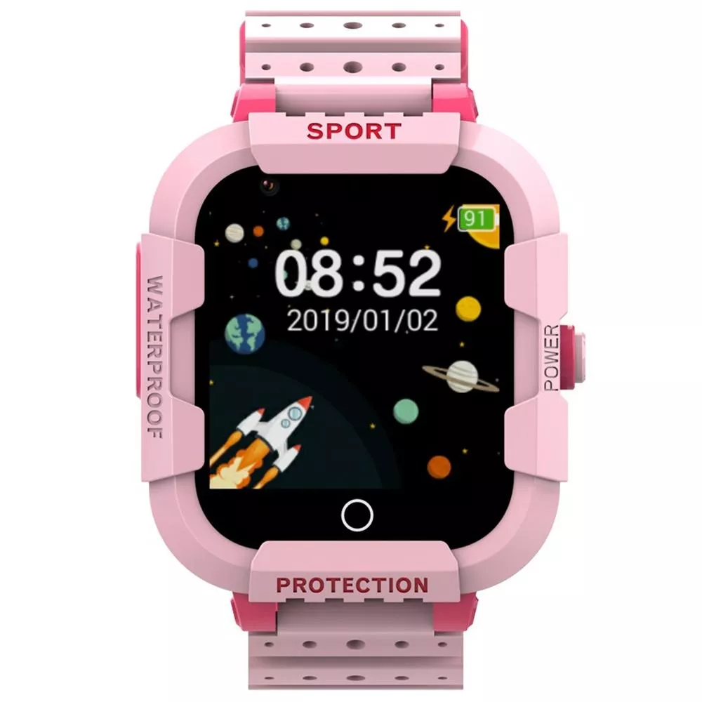 YONIS Montre Enfant GPS 4G &Eacute;tanche SOS Multilingue