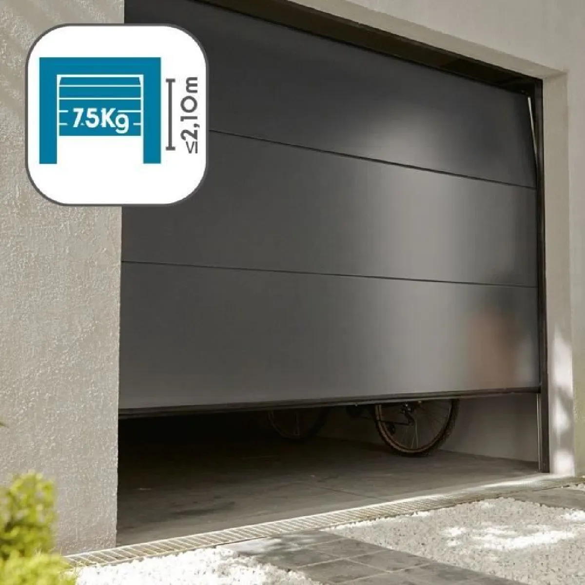 Avidsen - Motorisation de porte de garage - Strömma 600 - Rail à chaîne en U - 120W - Image 3