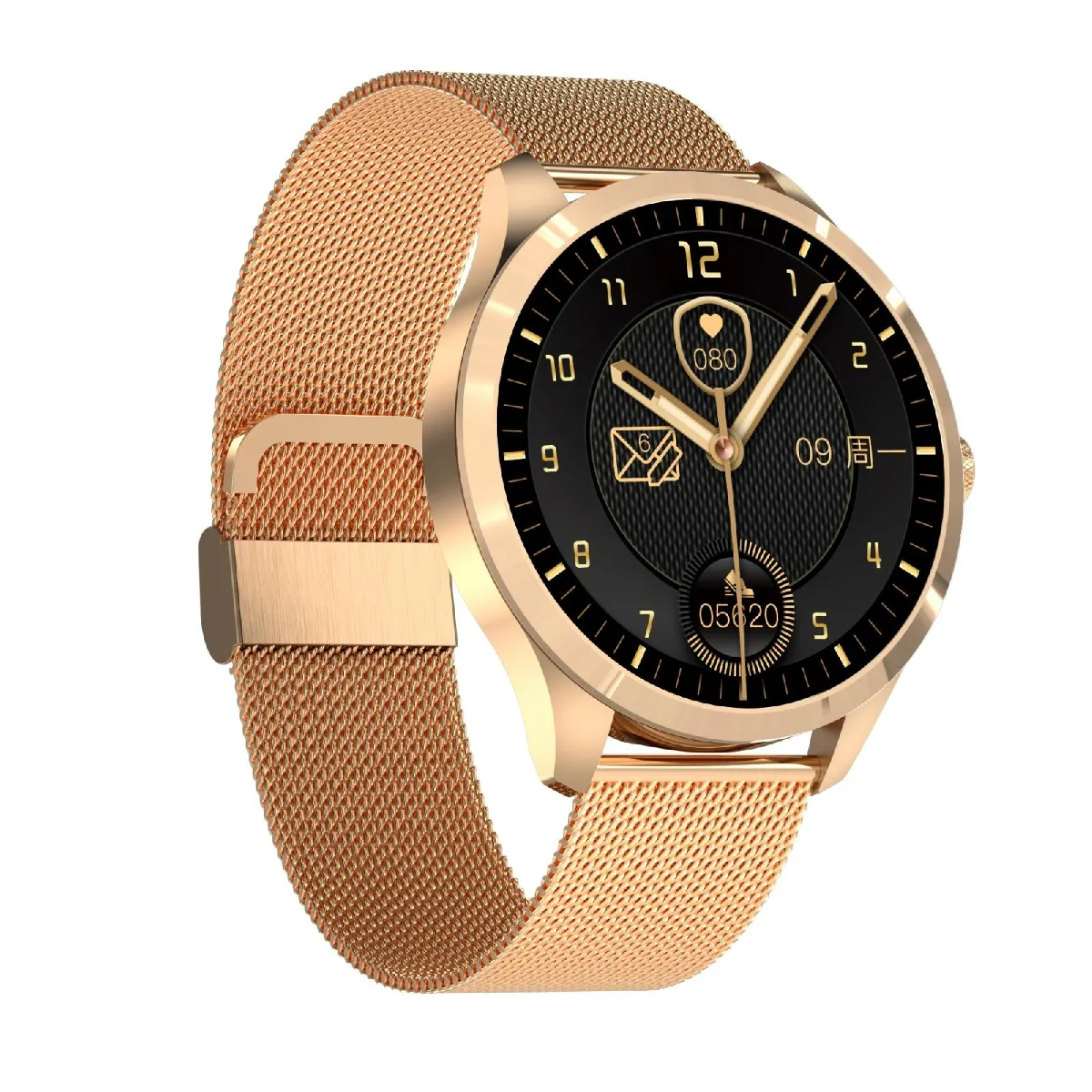 Yonis Montre Connectée Ips - 1,28? - Or