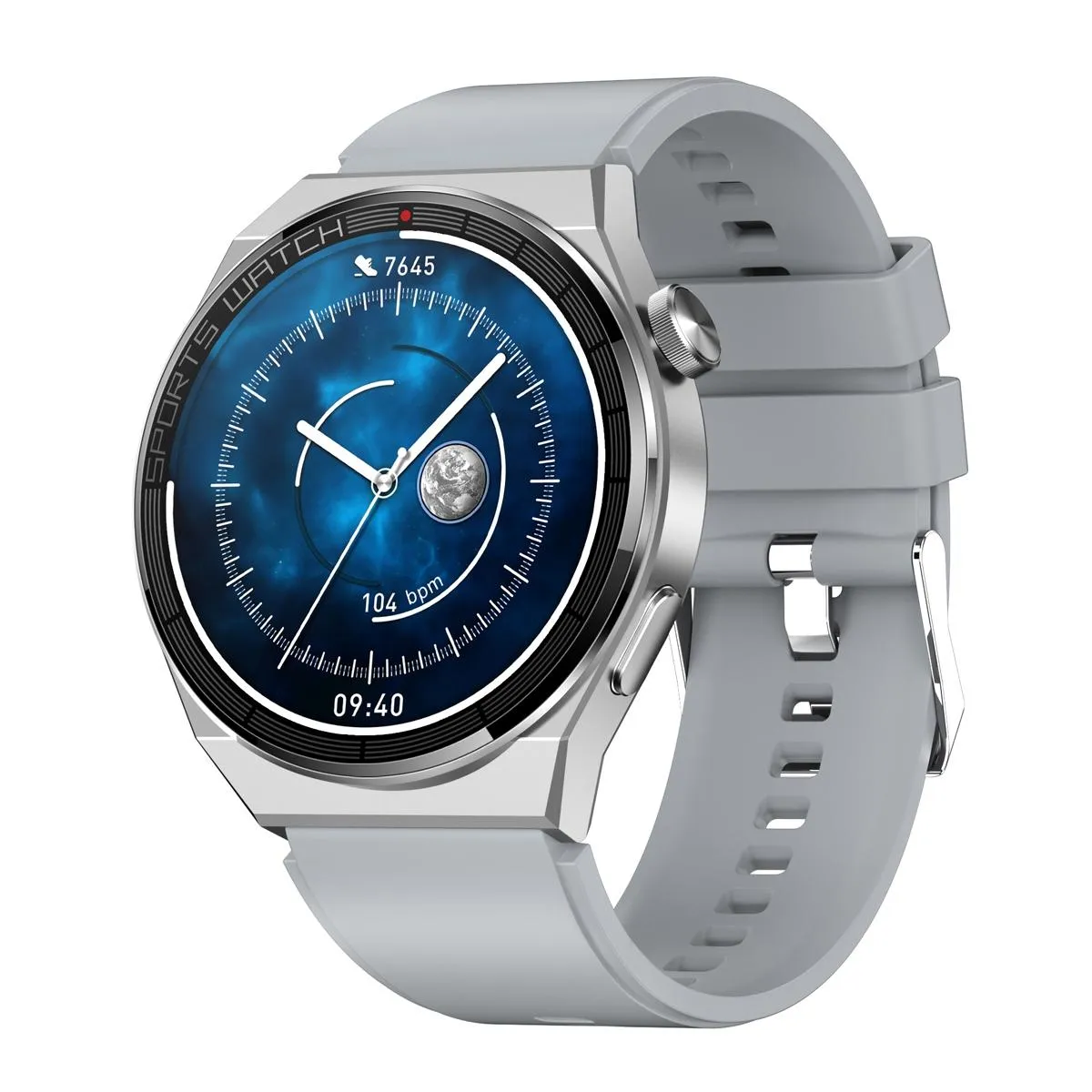 Yonis Argent Montre Connectée Avec Appels - 1,36?