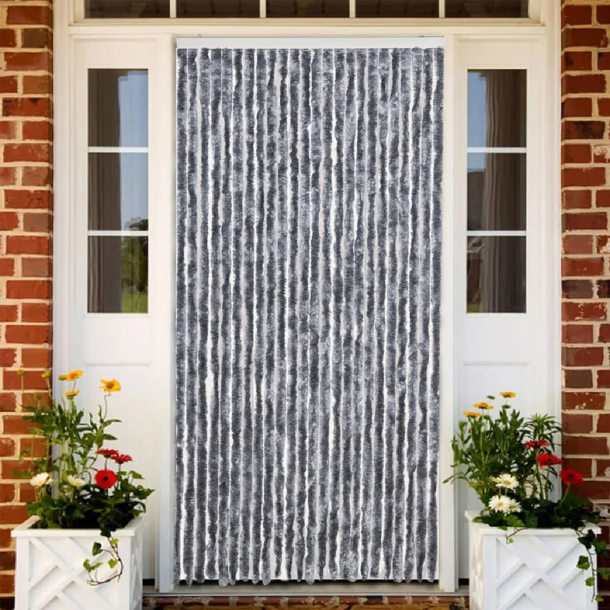 vidaXL Rideau chenille anti mouches 100x200 cm