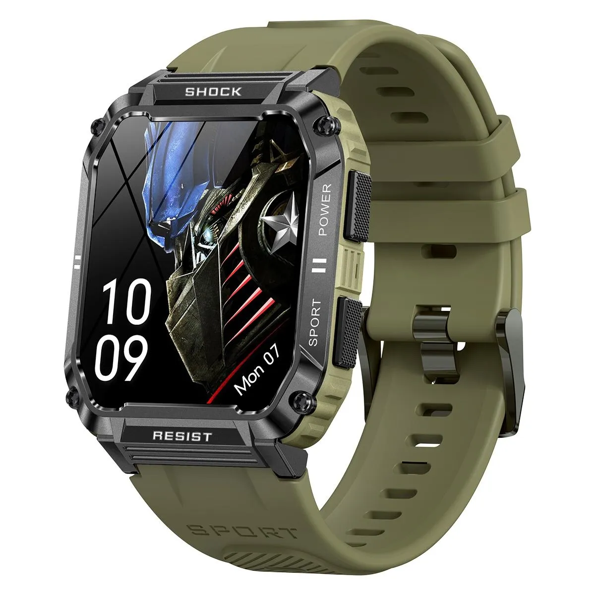 Yonis Vert Montre Connectée Avec Suivi Cardio