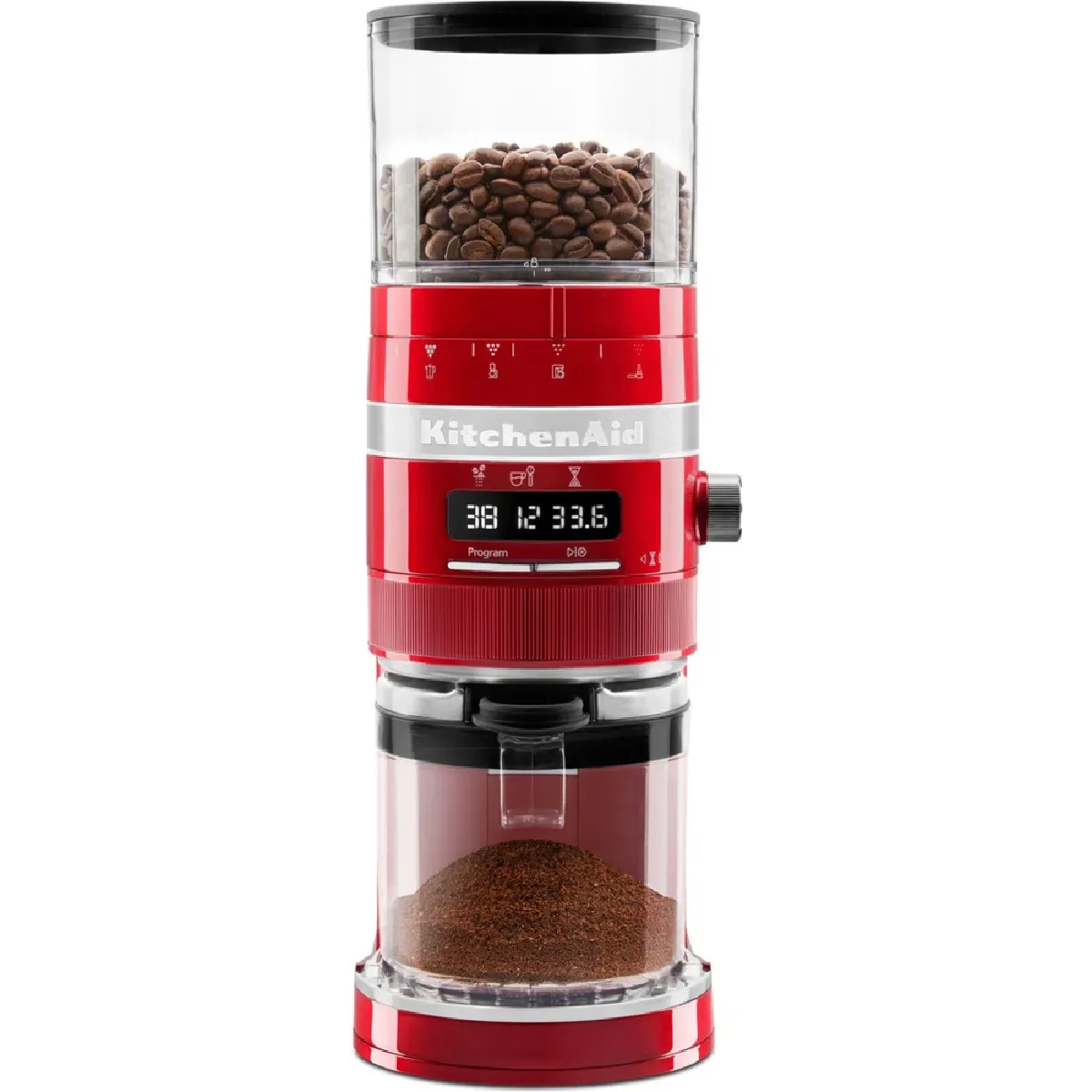 KitchenAid - Moulin &agrave; caf&eacute; KITCHENAID Artisan 5KCG8433ECA Pomme d'Amour